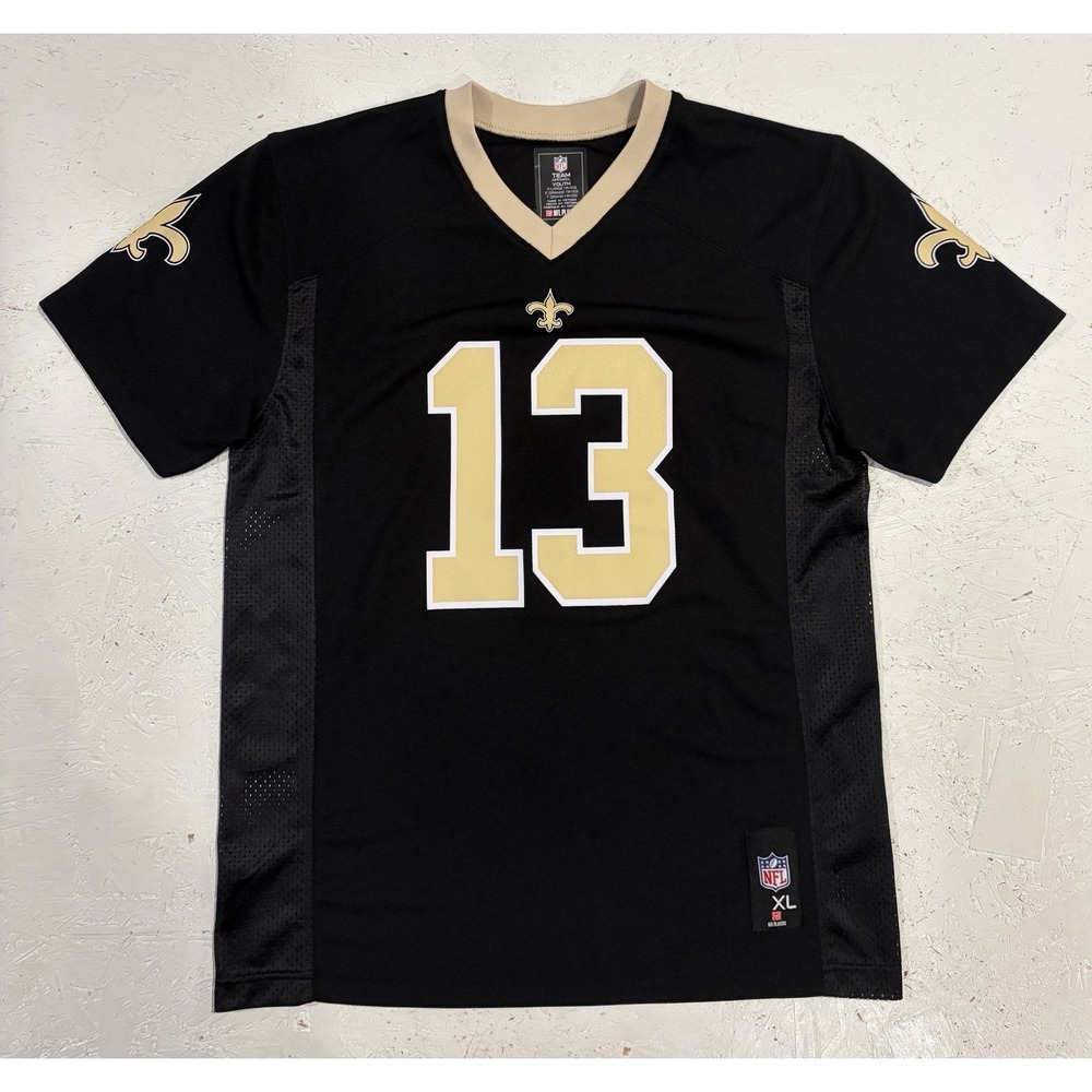 NFL Team New Orleans Saints Jersey Youth Size XL Black #13 Michael Thomas